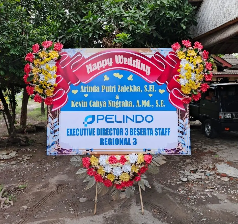 karangan bunga depok