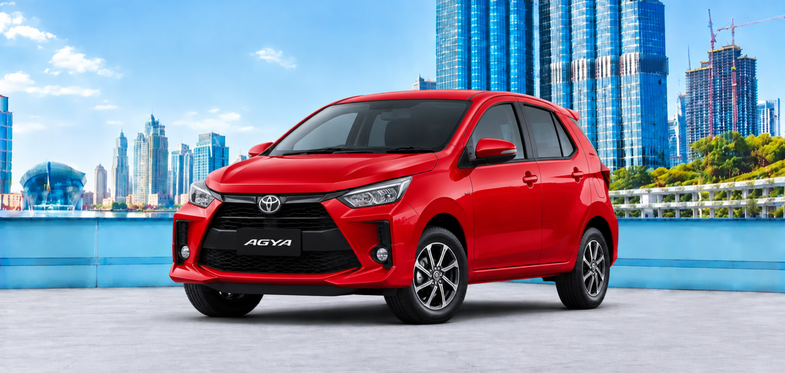 Toyota Agya — armada rental mobil Sindutrans
