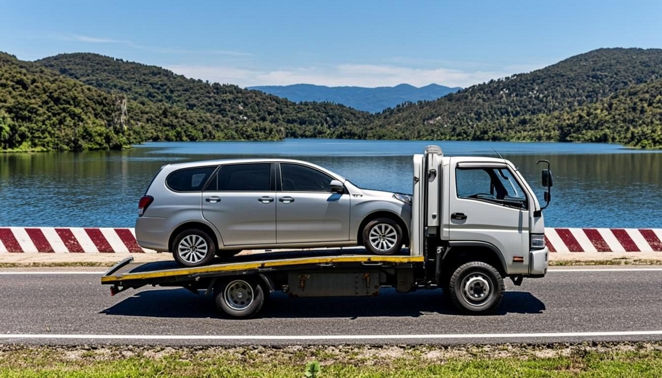 Jasa towing Blora 24 jam - derek mobil flatbed di Kabupaten Blora, Sindu Trans