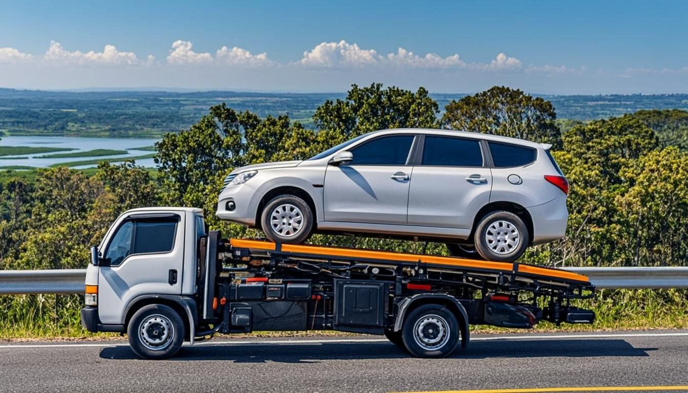 Jasa towing Bojonegoro 24 jam - derek mobil flatbed di Kabupaten Bojonegoro, Sindu Trans