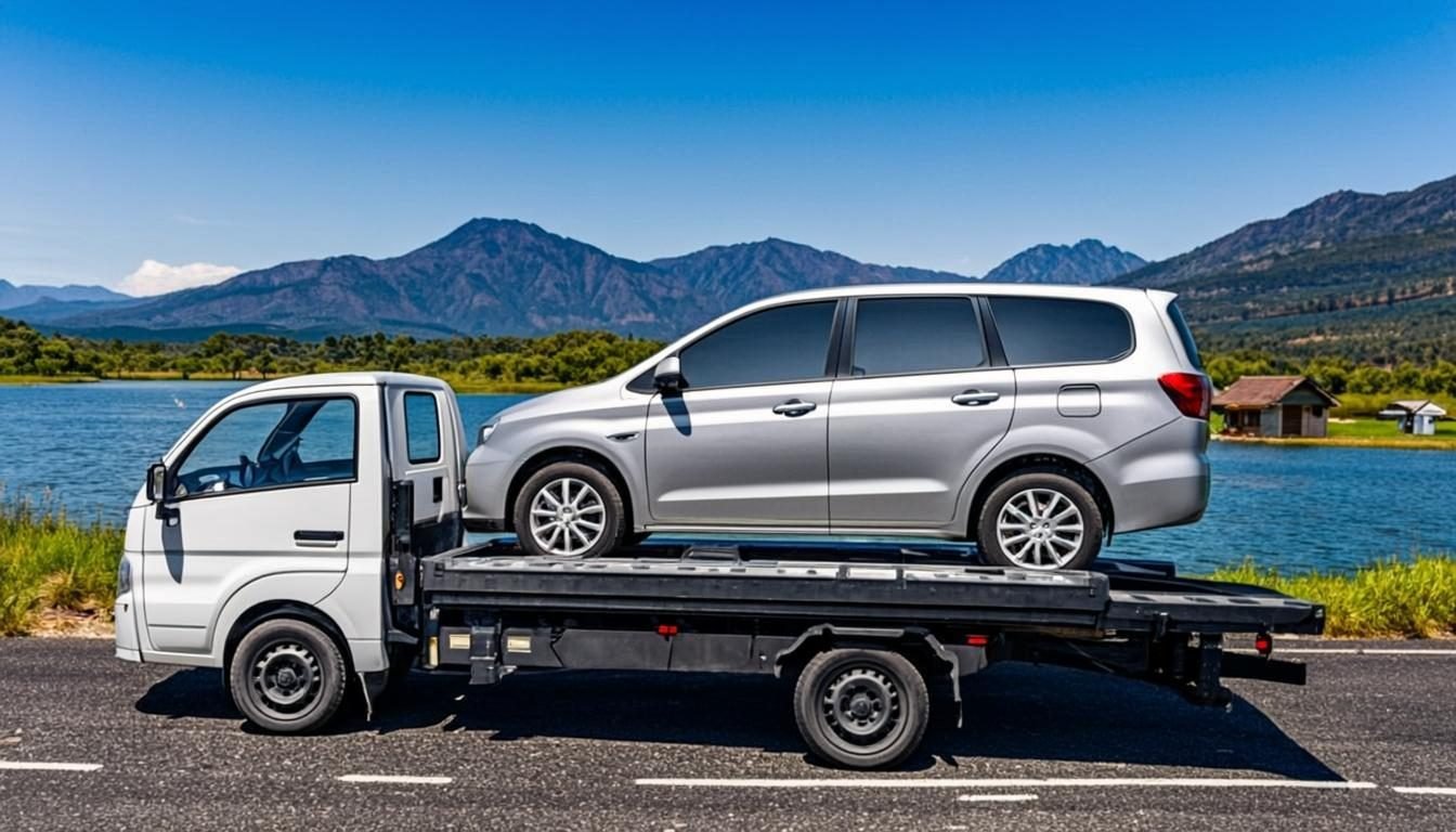 Jasa towing Ciamis 24 jam - derek mobil flatbed di Kabupaten Ciamis, Sindu Trans