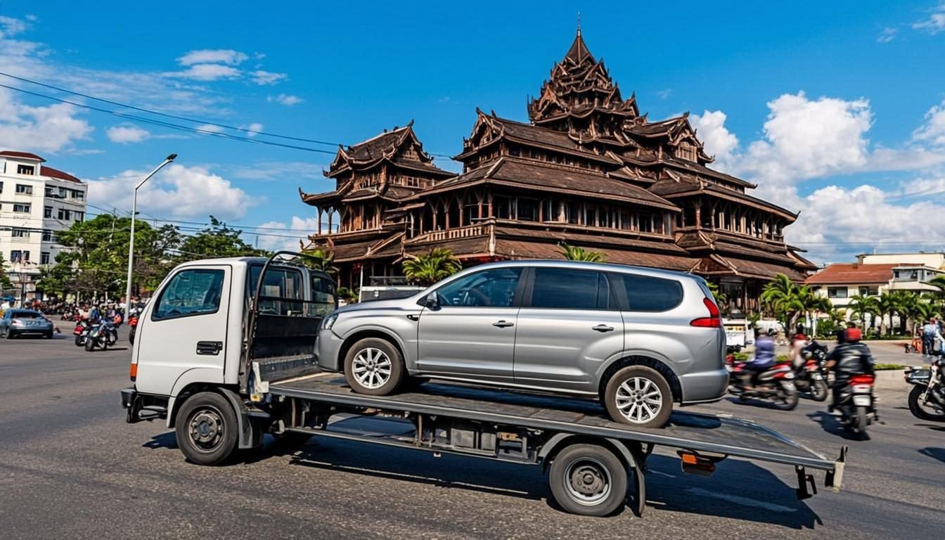 Jasa towing Demak 24 jam - derek mobil flatbed di Kabupaten Demak, Sindu Trans