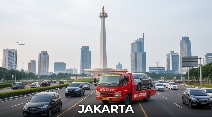 Jasa towing Jakarta 24 jam - derek mobil di jalan ibu kota, Sindu Trans