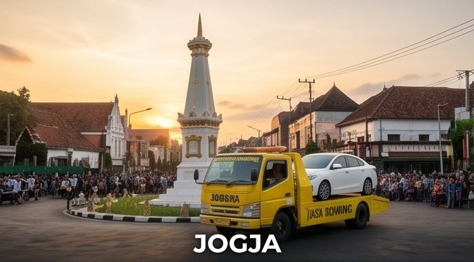 Jasa towing Jogja 24 jam - derek mobil di area Tugu Yogyakarta, Sindu Trans
