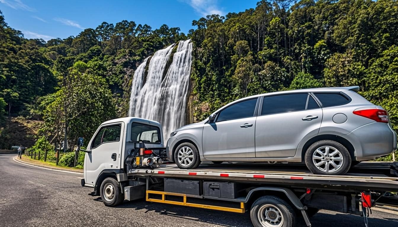Jasa towing Karanganyar 24 jam - derek mobil flatbed di Kabupaten Karanganyar, Sindu Trans