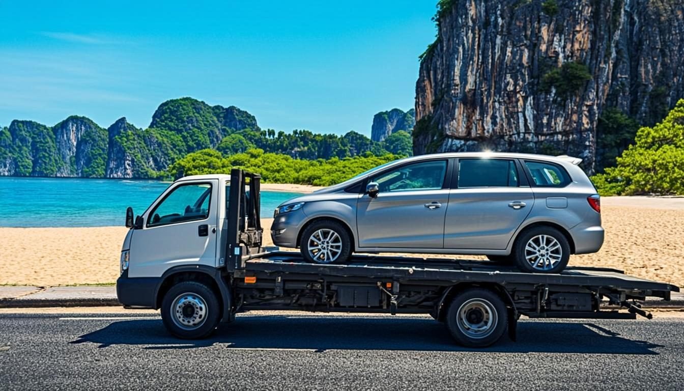 Jasa towing Kebumen 24 jam - derek mobil flatbed di Kabupaten Kebumen, Sindu Trans