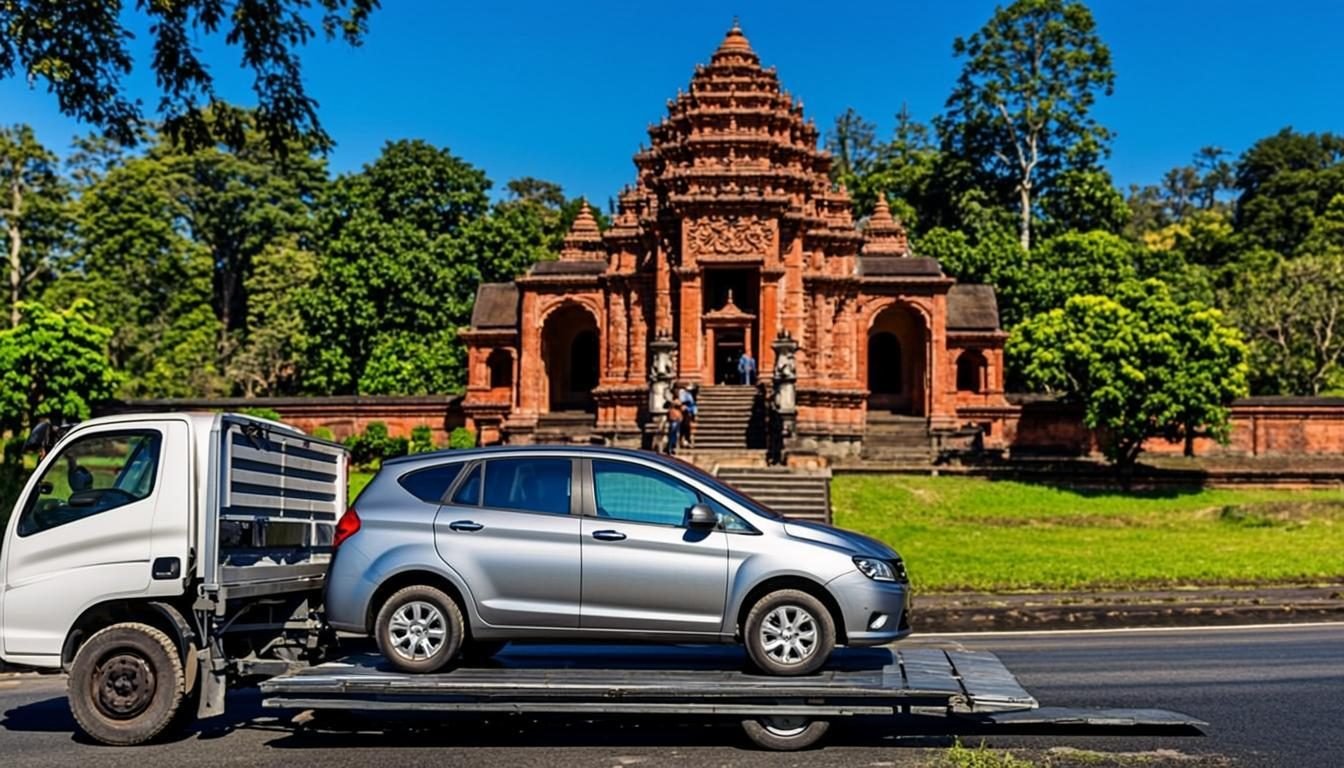 Jasa towing Mojokerto 24 jam - derek mobil flatbed di Kabupaten Mojokerto, Sindu Trans