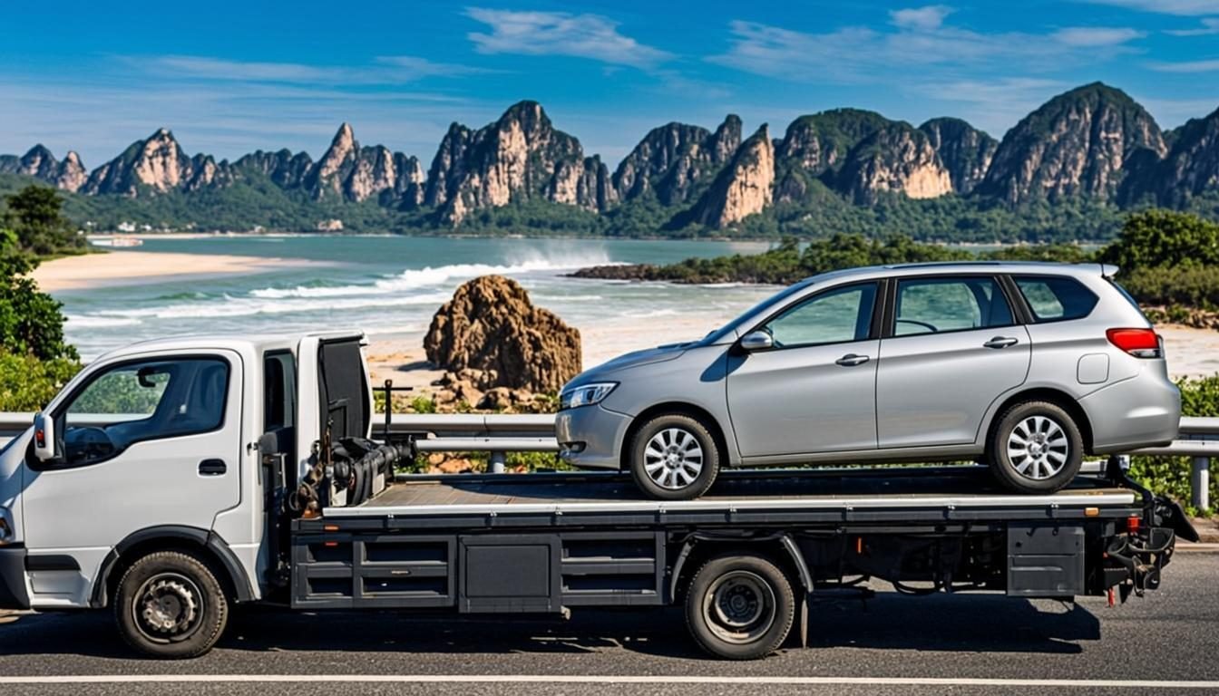 Jasa towing Pacitan 24 jam - derek mobil flatbed di Kabupaten Pacitan, Sindu Trans