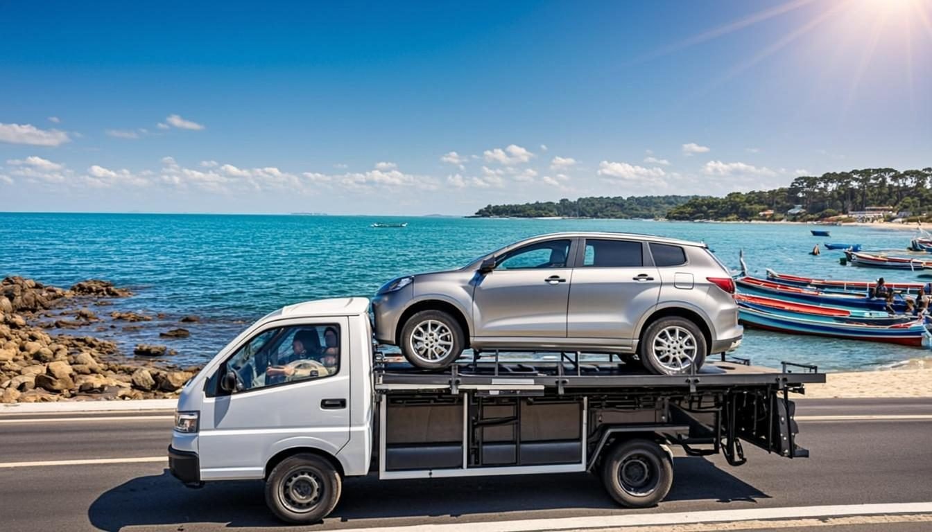 Jasa towing Sampang 24 jam - derek mobil flatbed di Kabupaten Sampang, Sindu Trans