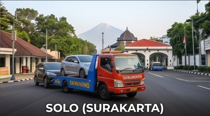 Jasa towing Solo Surakarta 24 jam - derek mobil kota Solo, Sindu Trans