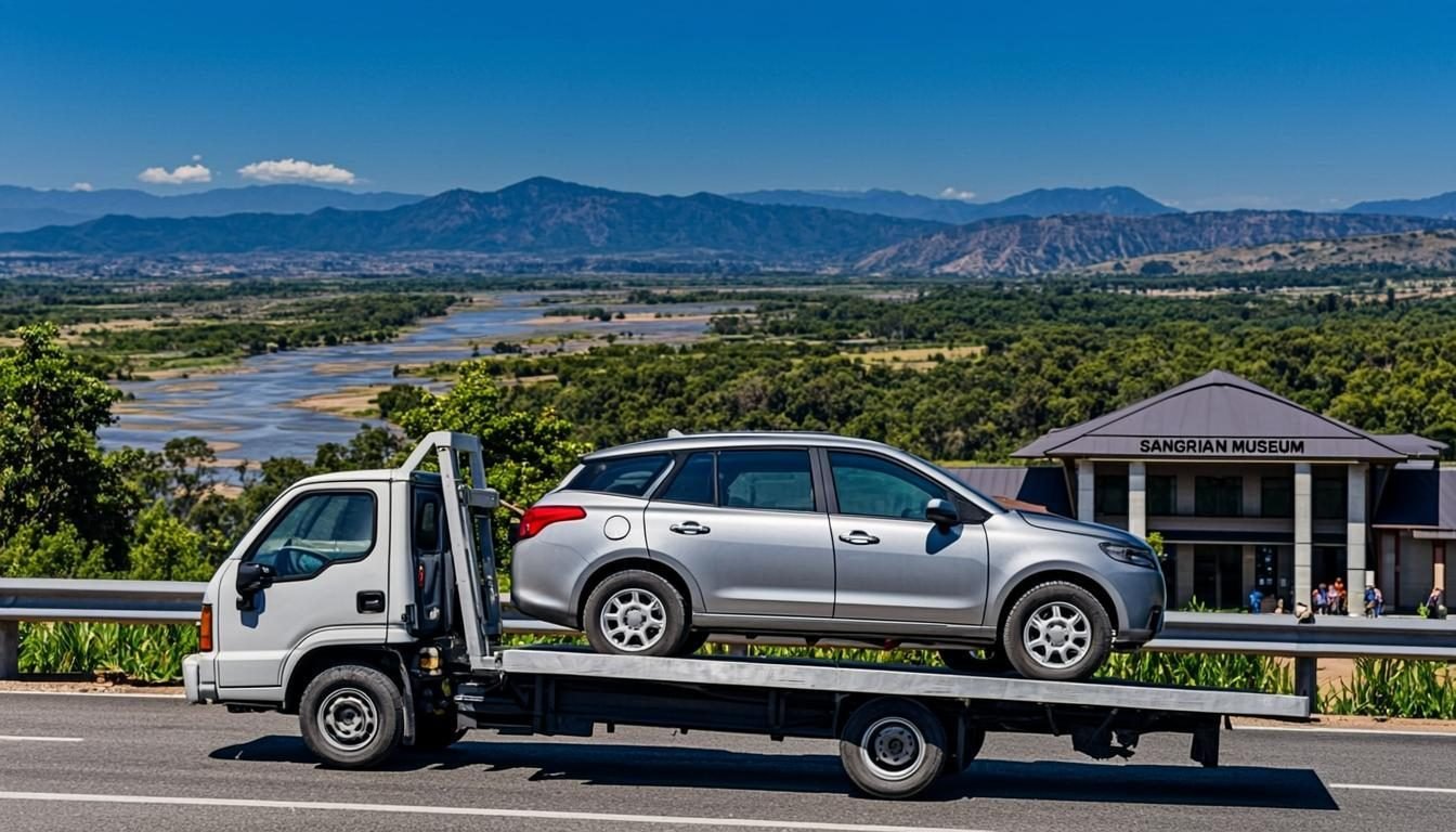 Jasa towing Sragen 24 jam - derek mobil flatbed di Kabupaten Sragen, Sindu Trans