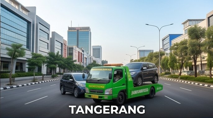 Jasa towing Tangerang 24 jam - derek mobil kota Tangerang, Sindu Trans