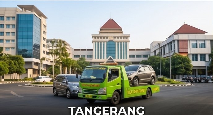 Jasa towing Tangerang 24 jam - derek mobil Bundaran Tangerang, Sindu Trans